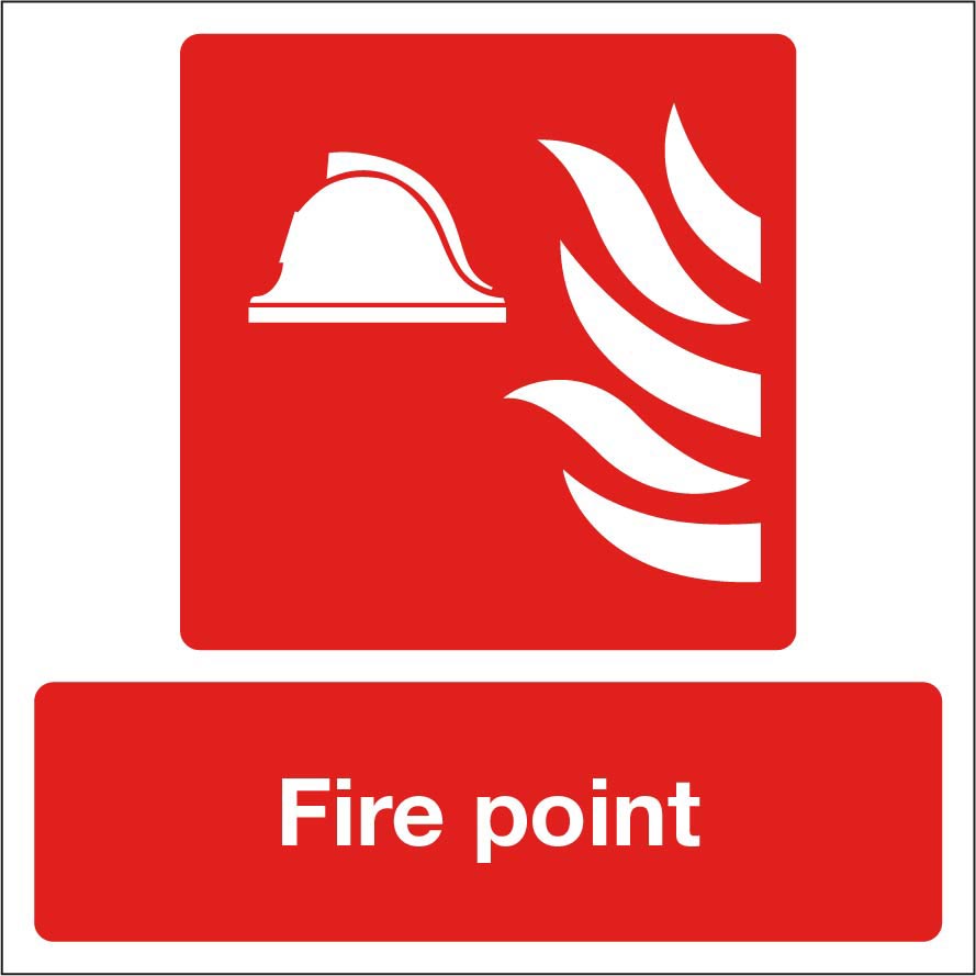 Fire Point Fire Safety Sign Signbox